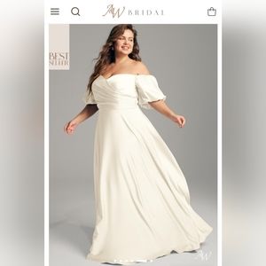 Ivory Satin Bridal Dress